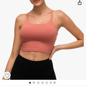 Activewear padded tank top